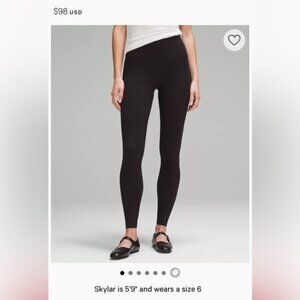 2 pairs of high rise lulu leggings size 12